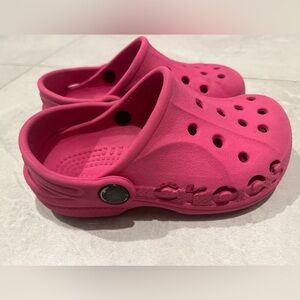 Crocs Kids Pink Clogs toddler 8/9